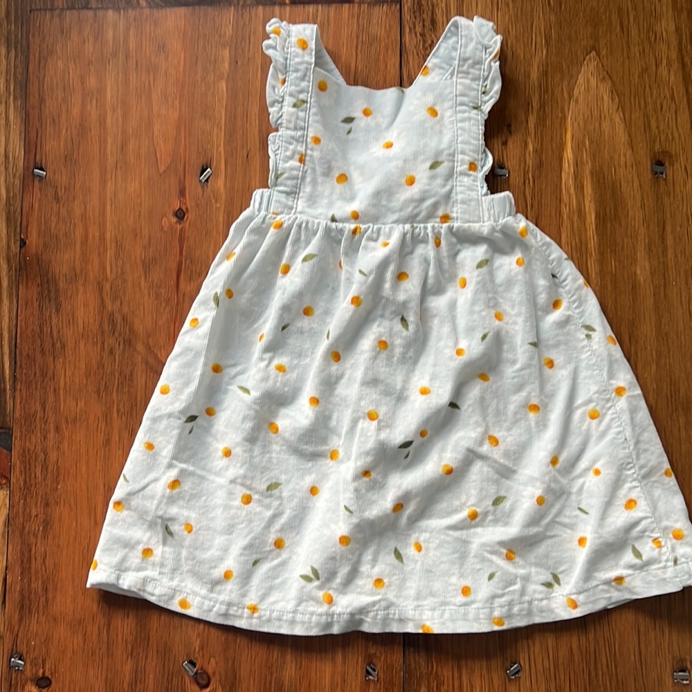 Angel Dear Daisy Corduroy Overall Dress